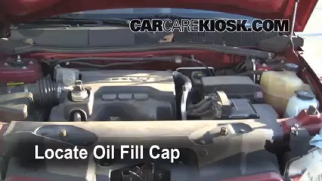 2006 Pontiac Torrent 3.4L V6 Huile Ajouter de l'huile